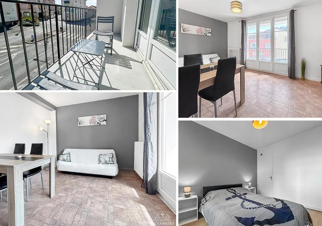 Balcon, Vue Degagee & Proche Gare Apartment Vichy